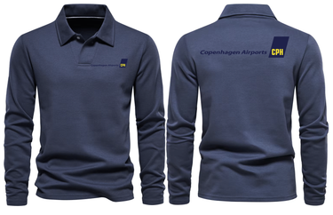 COPENHAGEN AIRPORT LONG SLEEVE POLO
